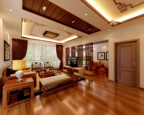 中式:客廳1